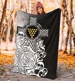 Cornwall Premium Blanket Duke Of Cornwall Flag With Celtic Cross
