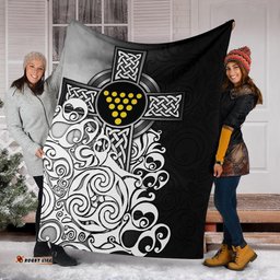 Cornwall Premium Blanket Duke Of Cornwall Flag With Celtic Cross