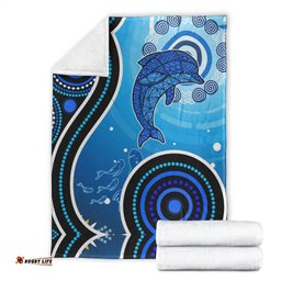 Aboriginal Blanket Aboriginal Dolphin Australia Pattern Sea