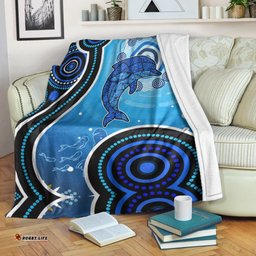 Aboriginal Blanket Aboriginal Dolphin Australia Pattern Sea