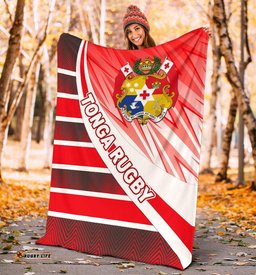 Tonga Rugby Premium Blanket Victorian Vibes 09