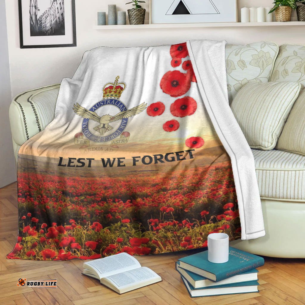 ANZAC Day Australian Air Force Premium Blanket