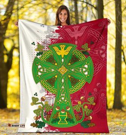 Wales Celtic Premium Blanket Wales Celtic Cross
