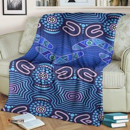 Aboriginal Blanket Aboriginal Boomerang Australia Pattern