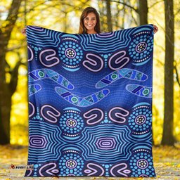 Aboriginal Blanket Aboriginal Boomerang Australia Pattern