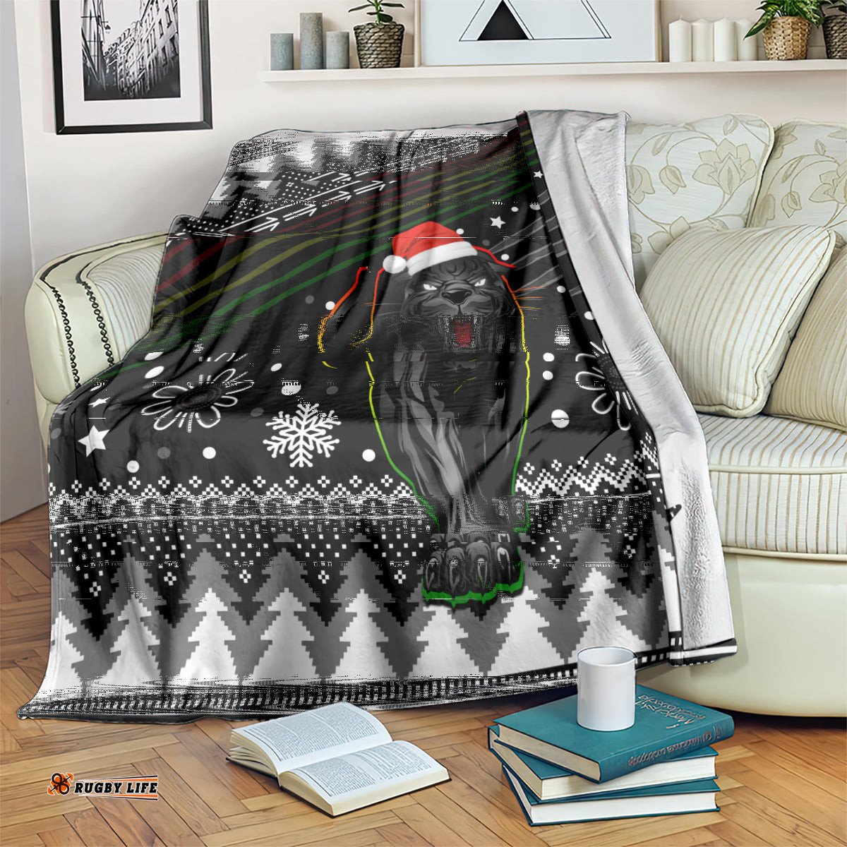 Panthers Rugby Blanket Go The Mighty Panthers Christmas Vibe Unique