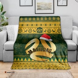 Australia Matildas Christmas Blanket Merry Xmas National Color