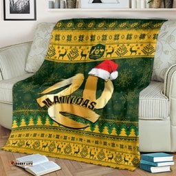 Australia Matildas Christmas Blanket Merry Xmas National Color