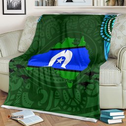 Torest Trait Islands Mix Aboriginal Pattern Blanket 01