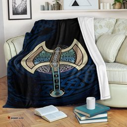 Celtic Knotwork Labrys Premium Blanket