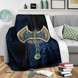 Celtic Knotwork Labrys Premium Blanket