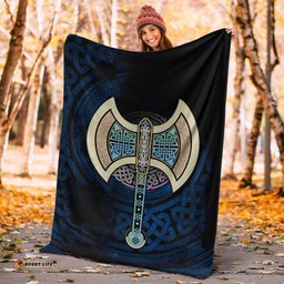 Celtic Knotwork Labrys Premium Blanket