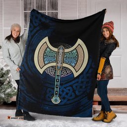 Celtic Knotwork Labrys Premium Blanket