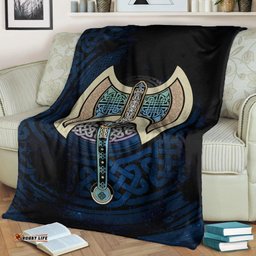 Celtic Knotwork Labrys Premium Blanket