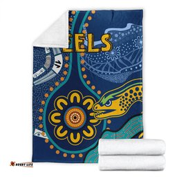 Eels Rugby Blanket Custom Indigenous Eels Blanket
