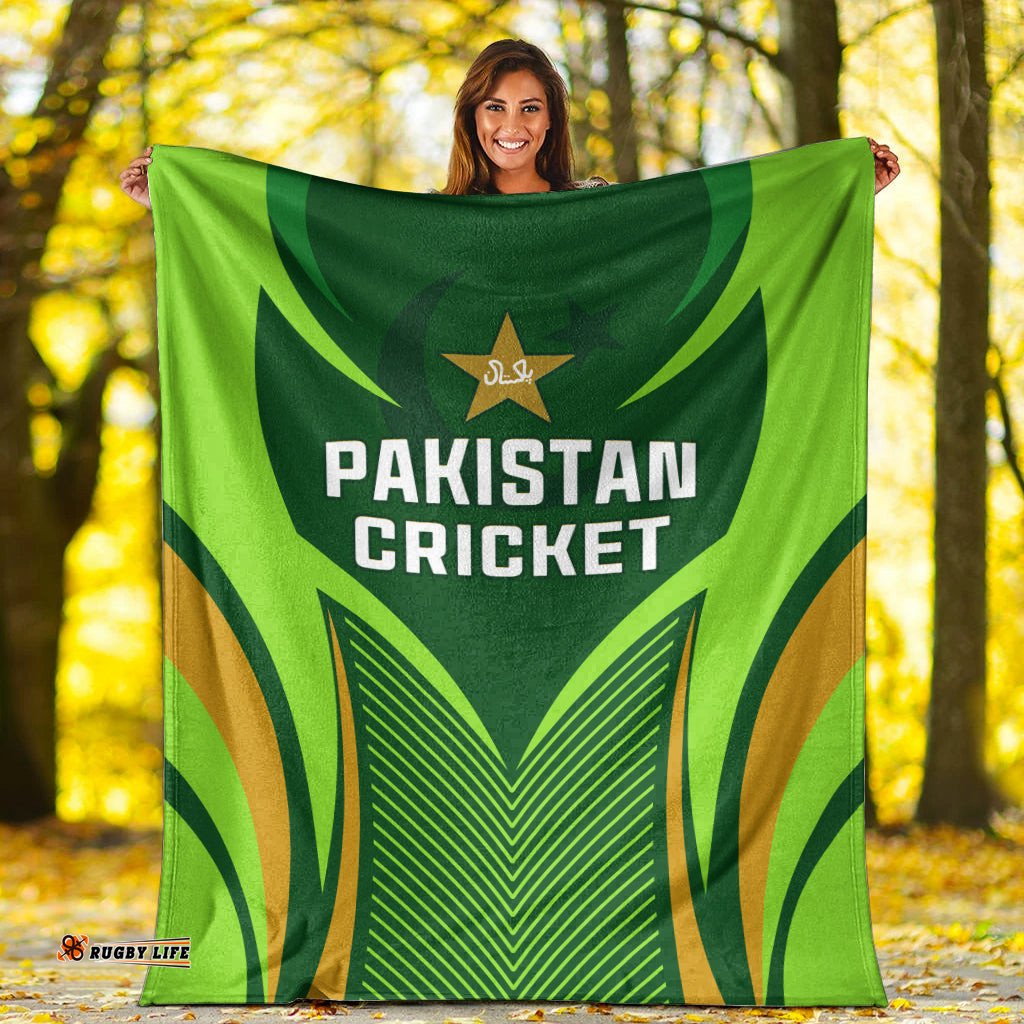 Pakistan Cricket Premium Blanket Green Shaheens Champion