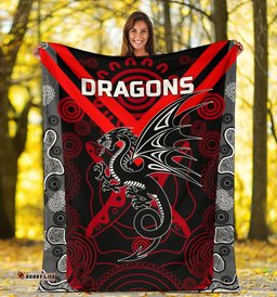 Dragons Premium Blanket St. George Aboriginal 03