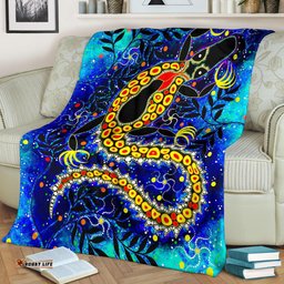 Aboriginal Premium Blanket Indigenous Crocodile