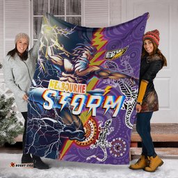 storm aboriginal rugby blanket super storm thunder power rlt13