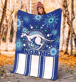 Melbourne Premium Blanket Indigenous North Kangaroos