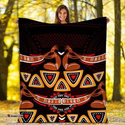 Didgeridoo Aboriginal Premium Blanket