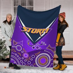 Melbourne Storm Premium Blanket Aboriginal