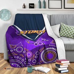 Melbourne Storm Premium Blanket Aboriginal