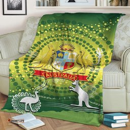 Cricket Australia Premium Blanket Cricket Aboriginal Vibe