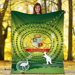 Cricket Australia Premium Blanket Cricket Aboriginal Vibe