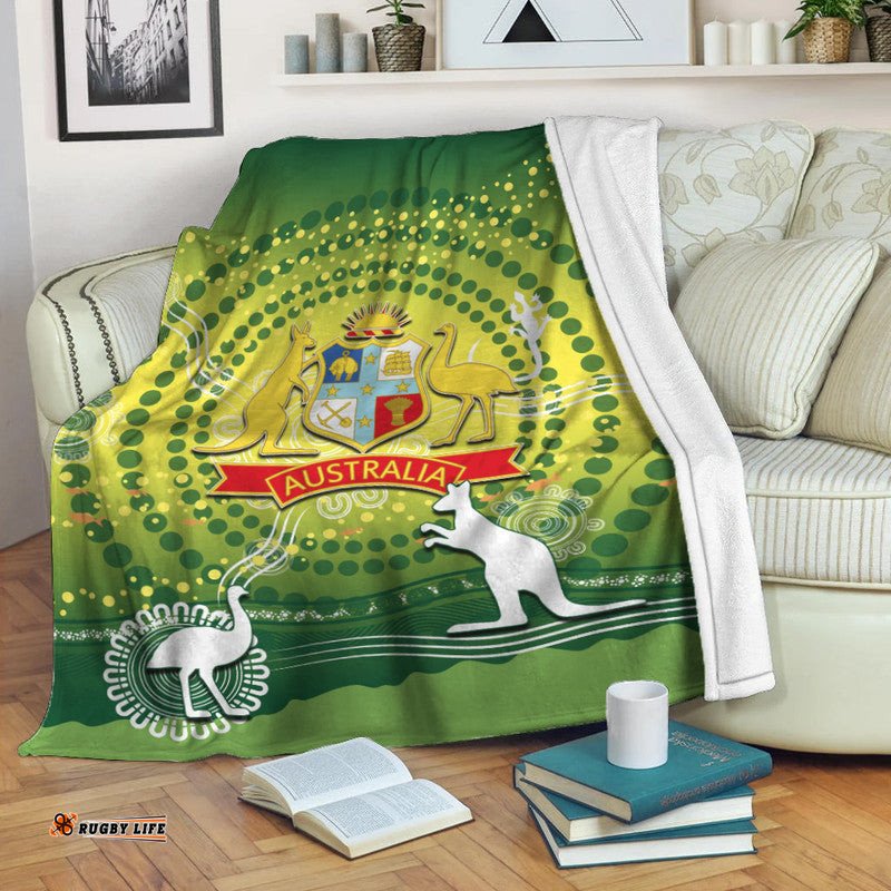 Cricket Australia Premium Blanket Cricket Aboriginal Vibe