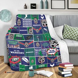 New Zealand Warriors Premium Blanket - Team Of Us Die Hard Fan Supporters Comic Style