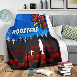Sydney Roosters Premium Blanket Prairie Style