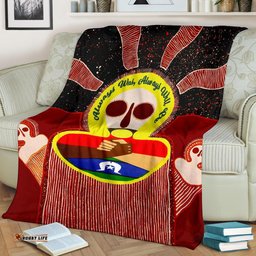 aboriginal and torres strait islander premium blanket naidoc style