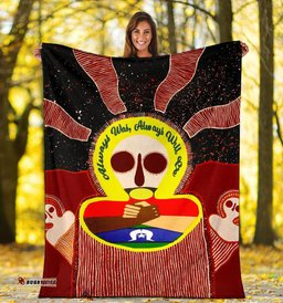 aboriginal and torres strait islander premium blanket naidoc style