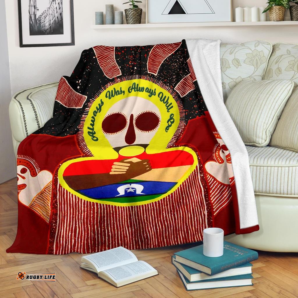 aboriginal and torres strait islander premium blanket naidoc style