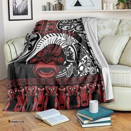 Honour The Treaty New Zealand Personalised Blanket Toitu Te Tiriti Indigenous Maori Face