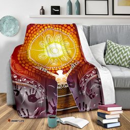 Premium Blanket Australian Aboriginal NAIDOC Week Because Of Her, We Can