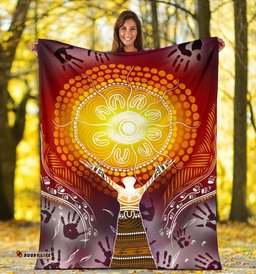 Premium Blanket Australian Aboriginal NAIDOC Week Because Of Her, We Can