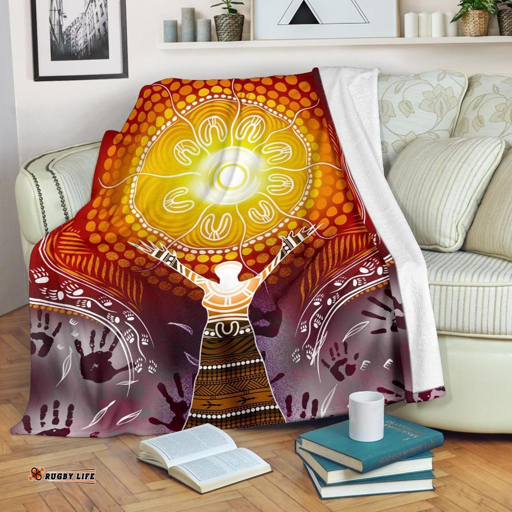 Premium Blanket Australian Aboriginal NAIDOC Week Because Of Her, We Can