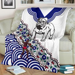 bulldogs premium blanket indigenous