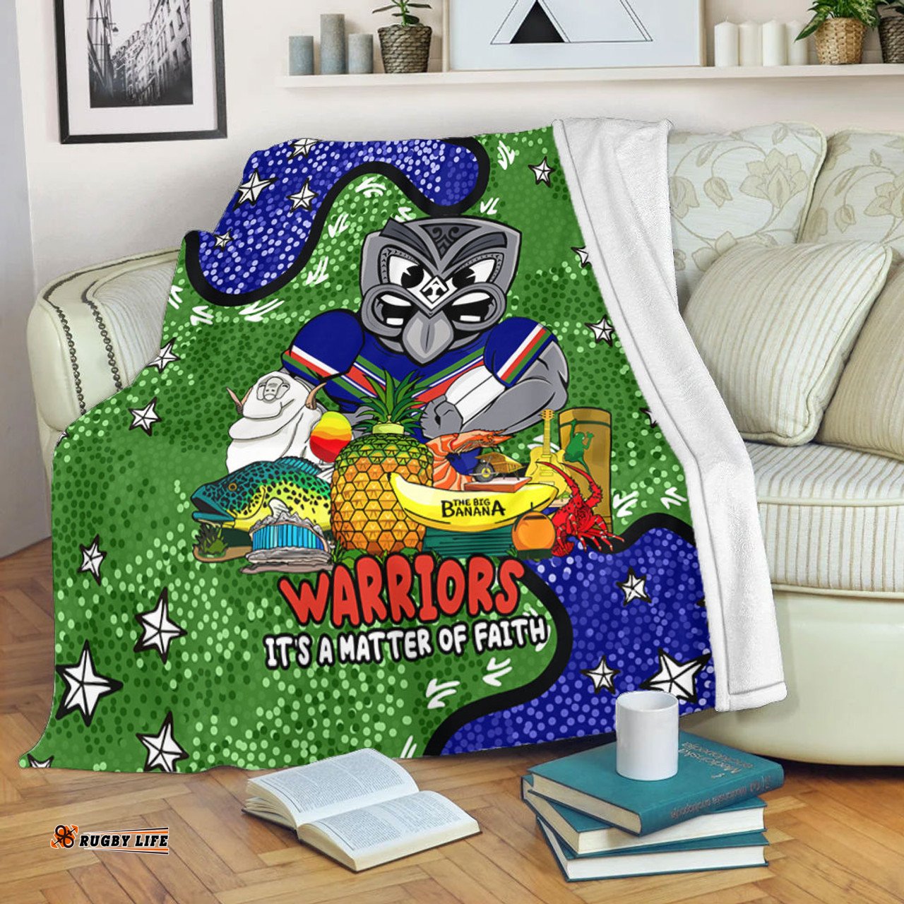 New Zealand Warriors Custom Blanket - Australian Big Things Blanket