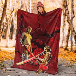 Didgeridoo Premium Blanket Aboriginal