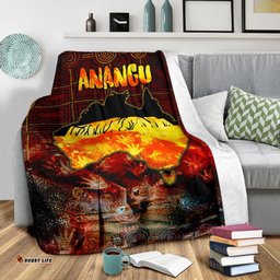 Aboriginal Premium Blanket Anangu Custodians