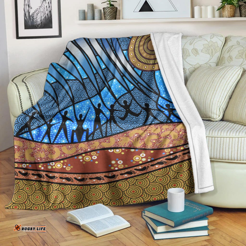 Aboriginal NAIDOC Indigenous People Premium Blanket