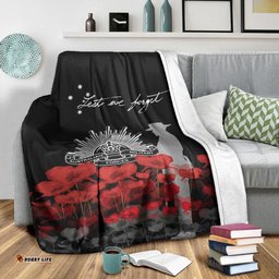 ANZAC Day Premium Blanket Remember Them