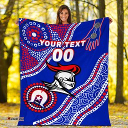 Custom Personalised Knights Rugby NAIDOC Aboriginal Blanket