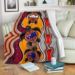 Premium Blanket Aboriginal Patterns Premium Blanket Turtle Women