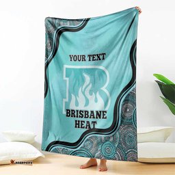 Custom Brisbane Heat Blanket Indigenous Art Grunge Style