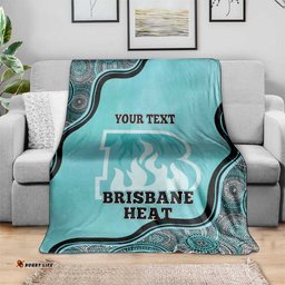 Custom Brisbane Heat Blanket Indigenous Art Grunge Style