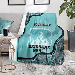 Custom Brisbane Heat Blanket Indigenous Art Grunge Style